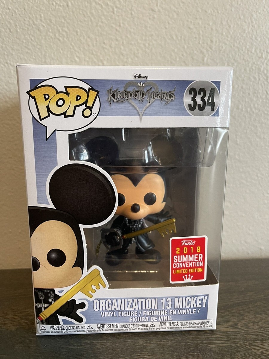 Kingdom Hearts Organization 13 Mickey Funko Pop #334 2018 Summer