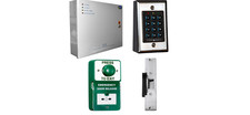 ASEC Access Control System Keypad Kit with Exit Button, Call Point and Release