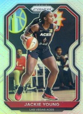 2021 Panini Prizm WNBA JACKIE YOUNG #47 SILVER PRIZM ACES