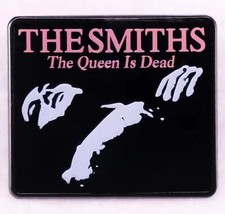 The Smiths The Queen is Dead Enamel Pin Morrissey Marr Hat Backpack Badge Lapel
