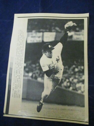 1978 MLB Graig Brennnesseln 3B NYYY Tauchfang World Series Vintage Draht Presse Foto - Bild 1 von 1