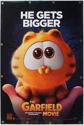 The Garfield Movie 2024 Double Sided Original Movie Poster The Garfield Movie 2024 Double Sided Original Movie Poster