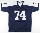 Bob Lilly Signed Dallas Cowboys Throwback Jersey Inscribed "HOF 80" (Beckett) — photo 3