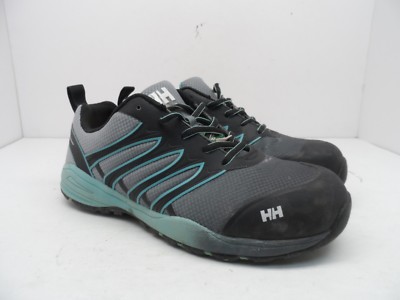 HELLY HANSEN Women's Adel Aluminum Toe CP Safety Work Shoe Black/Blue Size 9.5M