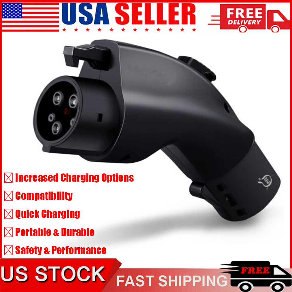 Tesla to J1772 EV Charging Adapter Max 48A 250V for Electric Vehicle Chargers US