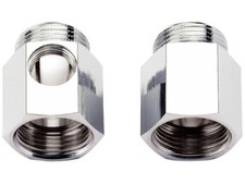 COPPIA DISTANZIATORE DIETROGRUPPO X RUBINETTO MURO 3/4 CON FORO 3/8 E SENZA  