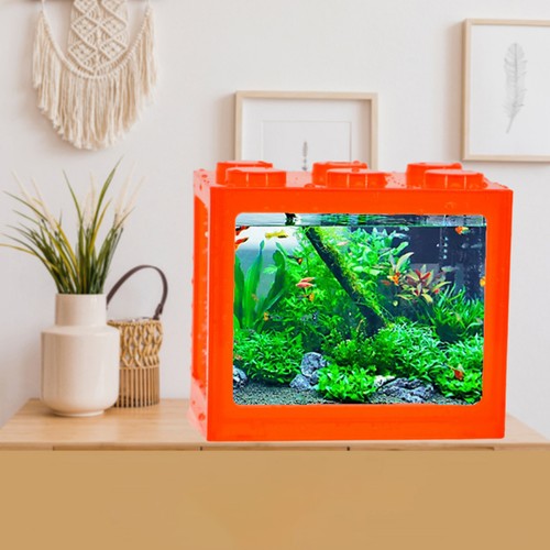 Photo inspiration: Mini Fish Bowl Space Saving Portable Fish Aquarium Bowl Accessories Photo Inspiration