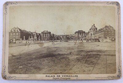 Palais de Versailles c1895 Paris Cabinet Card Photograph