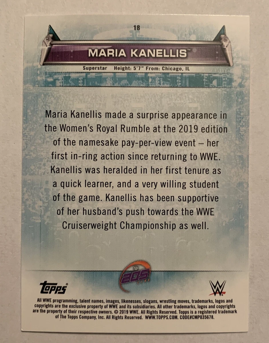 2019 Topps WWE Women s Division Maria Kanellis 18 eBay