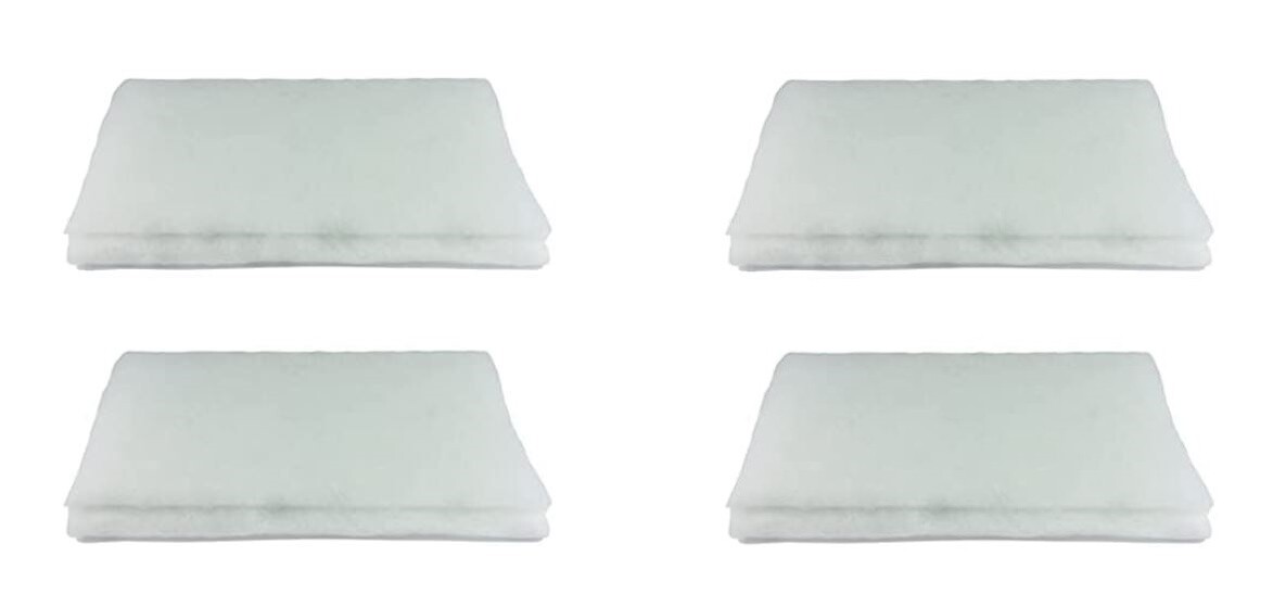4 FILTRI PER CAPPA CUCINA ANTIGRASSO UNIVERSALE cm 40 x 80 - BIANCO -   PEZZI 4