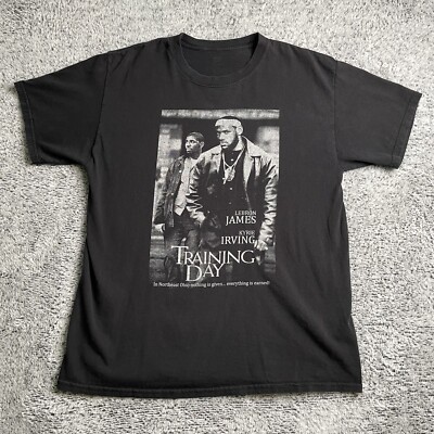 Lebron James Kyrie Irving T-shirt Adult Training Day 2014  