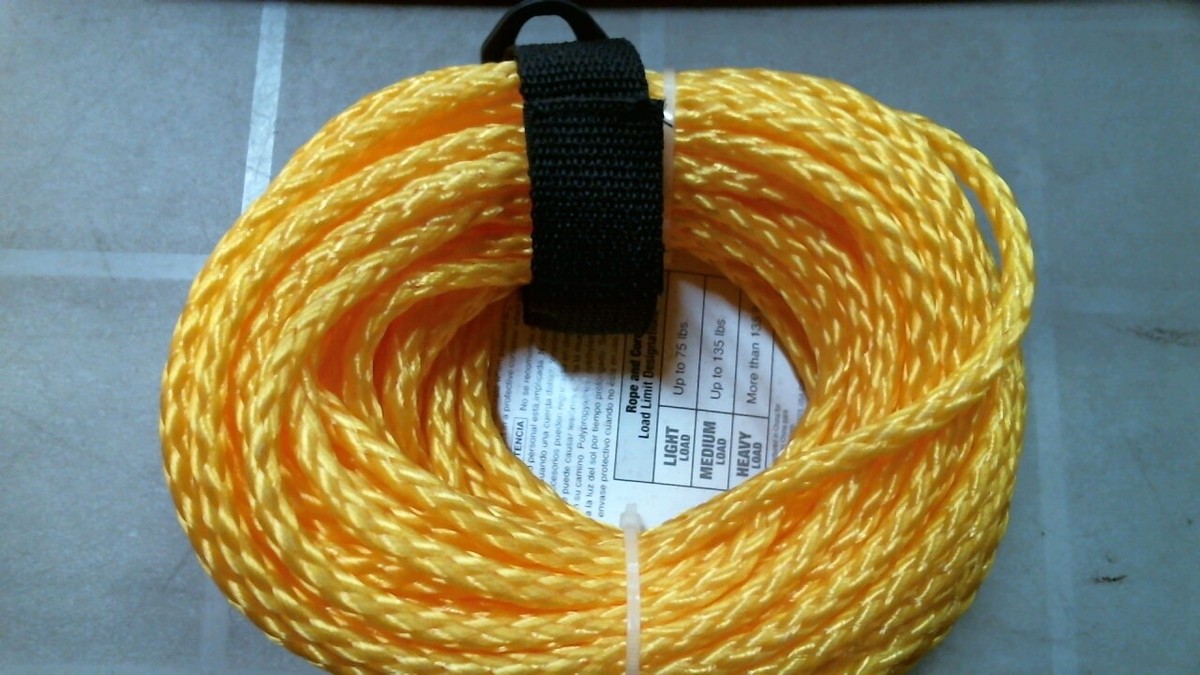 ACE 71222 Braided Poly-Pro Rope, 1/4