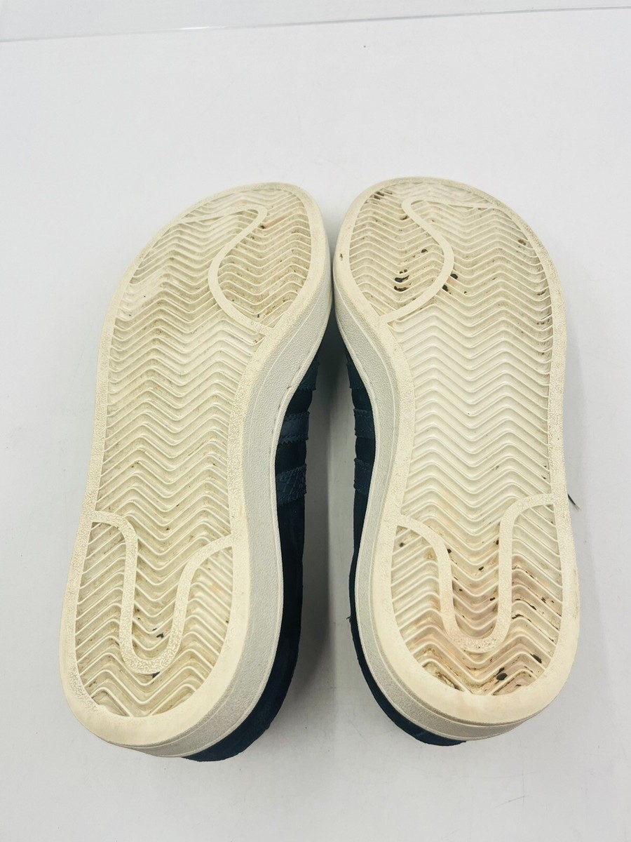 ADIDAS Navy Blue Suede w/ Gold Letters Campus Shoes Sneakers Womens Sz 7 |  eBay