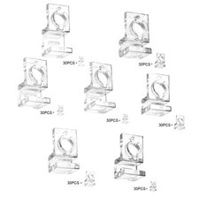 30Pcs Aquarium Lid Clips Fish Tank Filter Hose Tube Holder Hose Fixing Clips