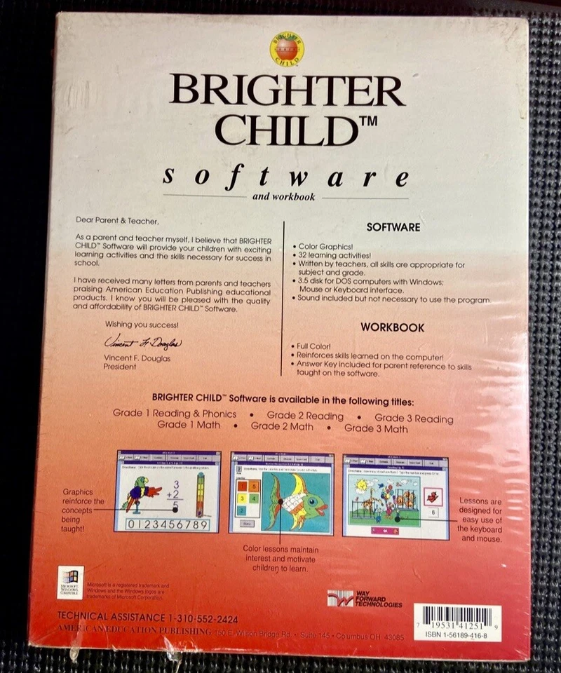 Brighter Child Software Math Grade 2 Sealed PC - Image 2 of 2