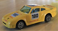 Porsche 1.43 scale Racing 959 Model, Yellow