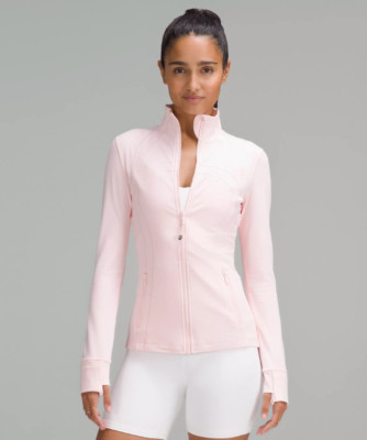 Lululemon Women's Define Jacket Pink slim exercise high elastic exercise 2-12