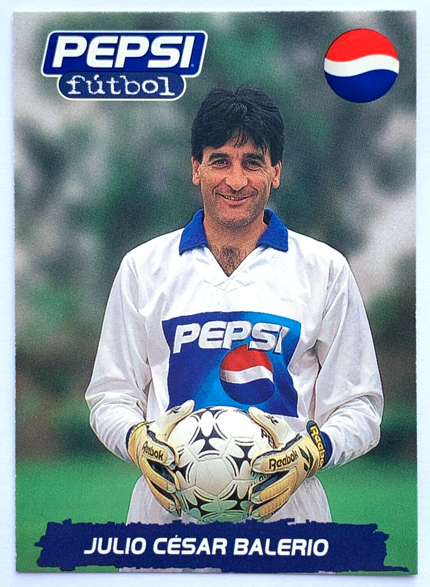 1997 PEPSI FOOTBALL CARDS #15 JULIO CESAR BALERIO TC South America Edition