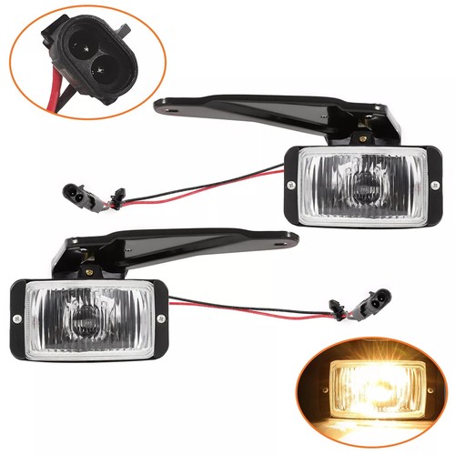 Bumper Fog Lights Driving Lamp For 1988-1998 99 00 Chevy GMC C/K 1500 2500 3500 - Picture 4 of 11