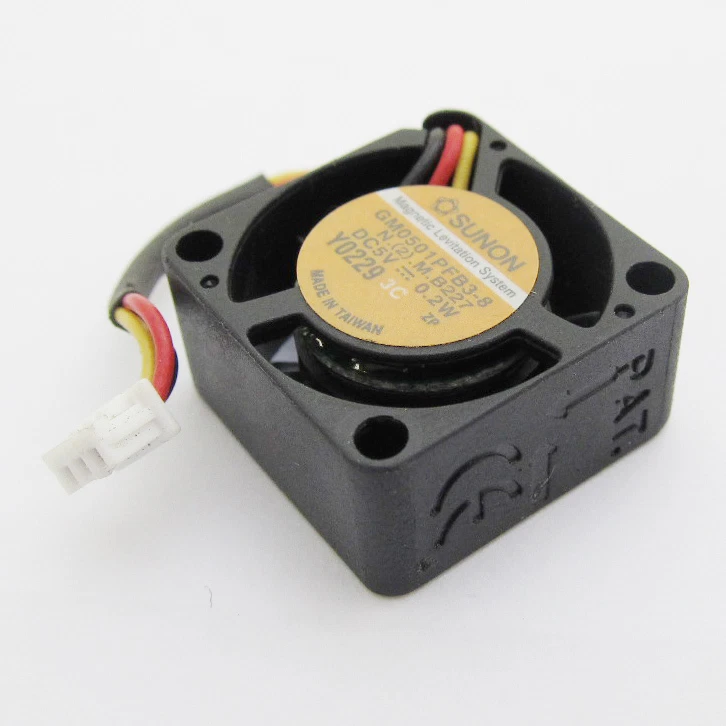 1pc SUNON GM0501PFB3-8 5V 0.2W 20mm x20x10mm 2010 Mini DC Fan 3pin Connector - Image 2 of 2