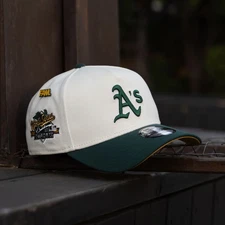 9FORTY A-FRAME OAKLAND ATHLETICS WORLD SERIES 1989 TWO TONE / YELLOW UV SNAPBACK