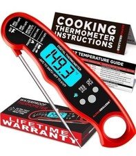 Alpha Grillers Instant Read Meat Thermometer for Grill Smoking and Cooking Temp