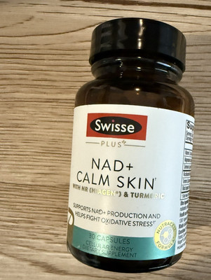 Swisse Plus  NAD+ Calm Skin 30 Capsules -1 per serving EXP 10/26 NEW