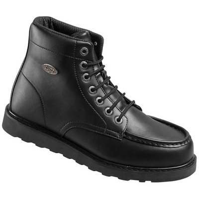 Lugz Cypress Men's 6'' Moc Toe Work Boots - Slip-Resistant & Durable 9.5D