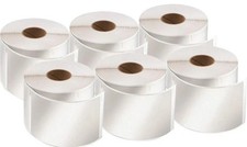 6 rolls Genuine Dymo Labels LabelWriter 4"Wx2-1/8"H White 2050811 Self Peel Stic