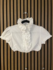 Dirndlbluse Trachtenbluse Gr. 36 Weiß