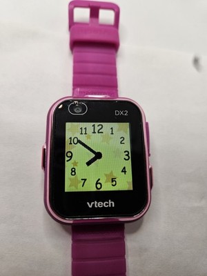 VTech DX2 Kidzoom Smart Watch for Kids Hot Pink *Tested Working
