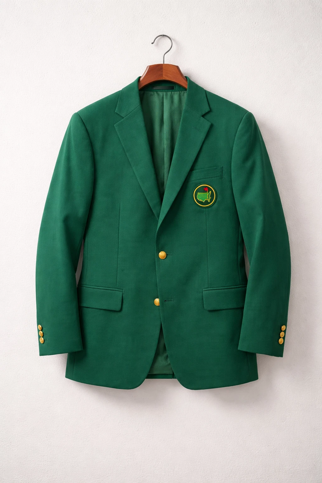Mens Master Golf Club Tournament Green Blazer Coat Jacket