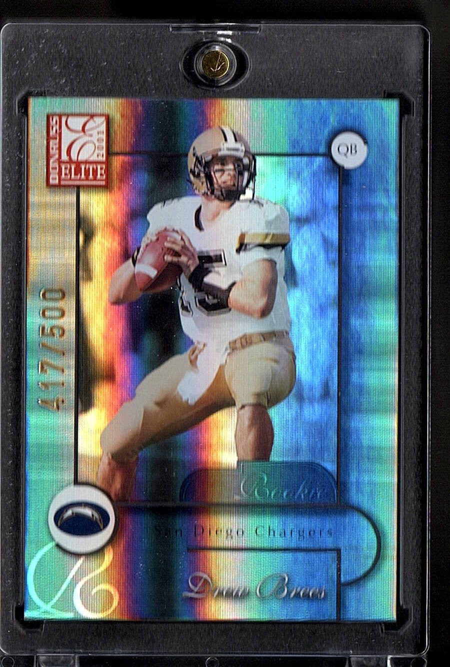 2001 Donruss Elite #102 Drew Brees RC #/500