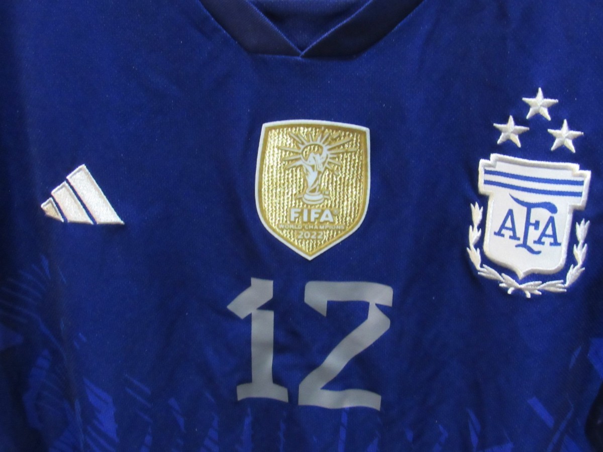 2022 FIFA World Cup Argentina # 12 Soccer Futbol Jersey adult Size