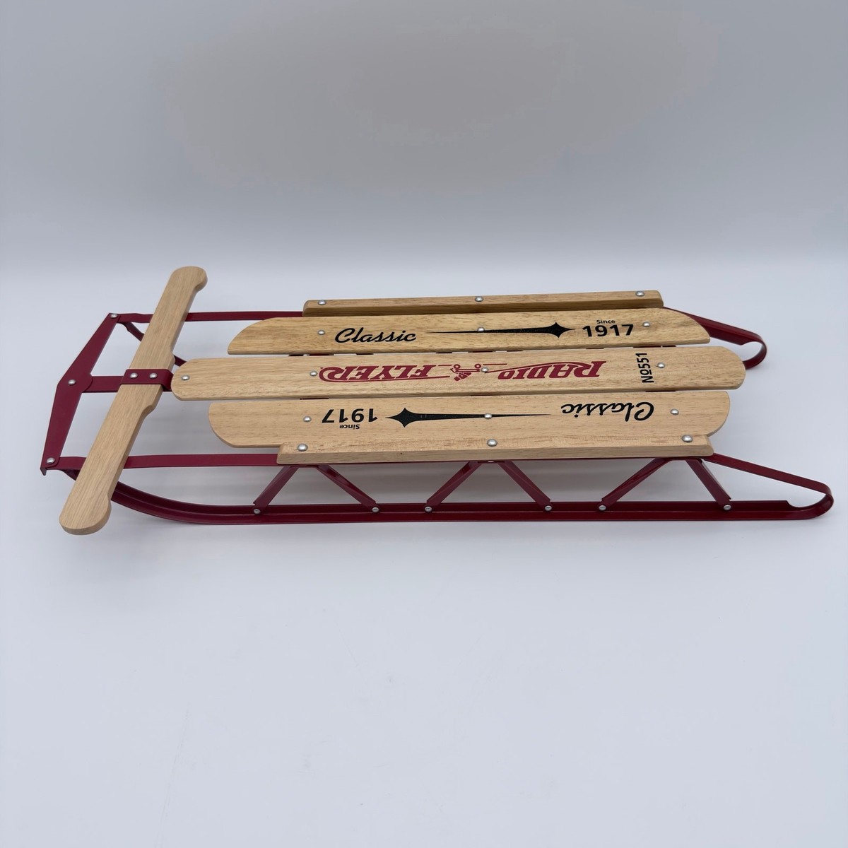 Vintage Original Radio Flyer No 551 Little Wood Sled Classic 1917