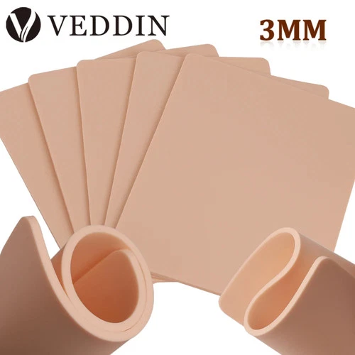 3MM Double Sided Silicone Fake Skin Tattoo Practice Permanent Makeup Training - product listing photo