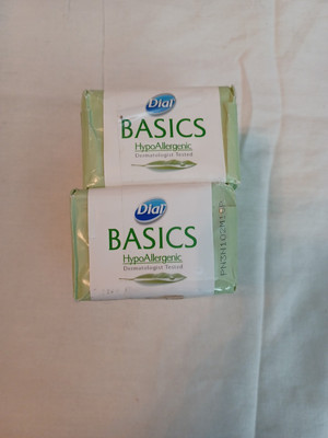 Dial Basics HypoAllergenic Bar Soap - 2 Packages Of 3 3.2oz Soap Bars(U-BB-1327)