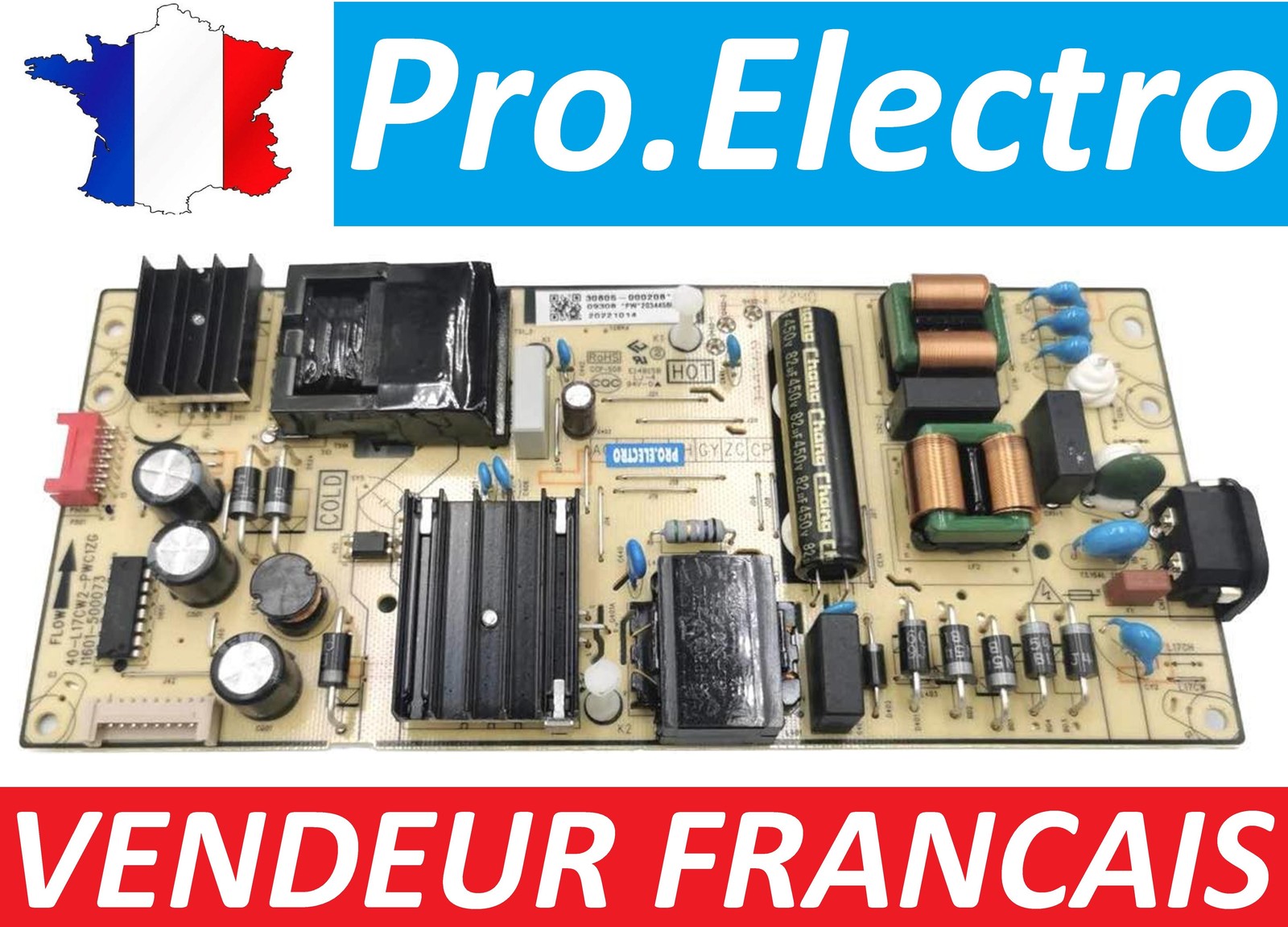 Bloc alimentation 40-L17CW2-PWC1ZG pour rénover TV TCL 55 pouces