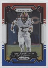 2023 Panini Prizm Red White & Blue Prizm Darrick Forrest Jr #296 k6j