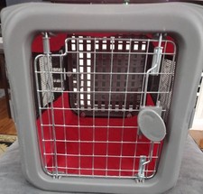 Red/Gray Soft Foldable Pet Carrier - Cats or Dogs