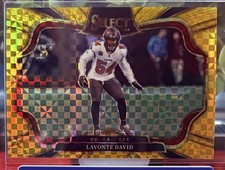 2025 Panini Select Field Level Lavonte David #439 Gold Prizm 1/10 TB Buccaneers