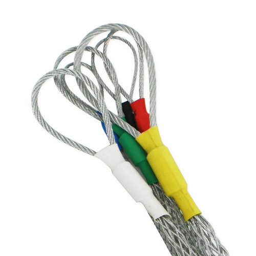 Kit Calza Impugnatura Tirante Cavo Acciaio Zincato Antiscivolo Tubo Cavo Tirante G - Foto 4 di 8