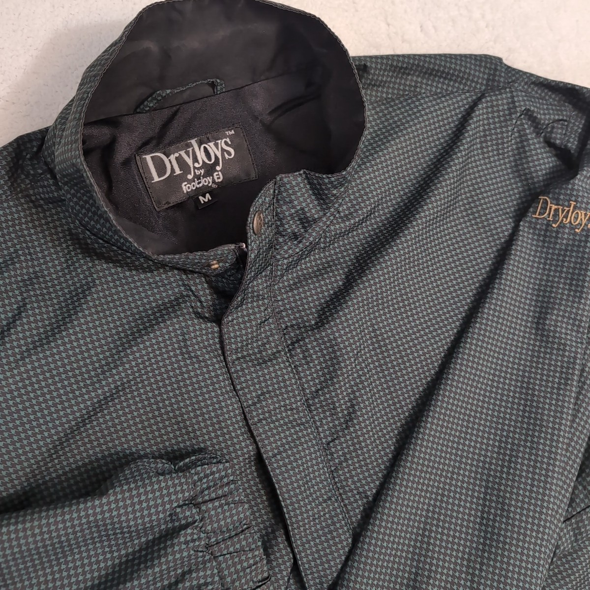 Veste De Golf FootJoy DryJoys Homme – Motif Pied-de-poule, Taille L