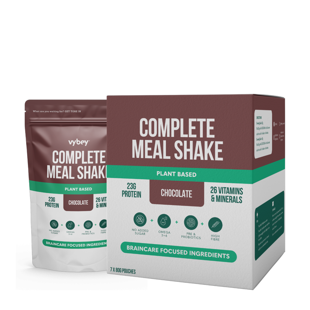Vybey Complete Meal Replacement Chocolate 7x80g Vegan Sachets