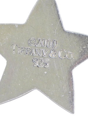 TIFFANY & Co 2000 STERLING SILVER STAR KEY CHAIN ~ 2.25