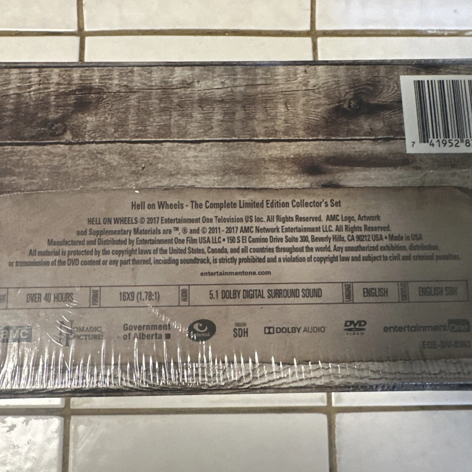 Hell on Wheels - ограниченный выпуск - полный коллекционный набор AMC - Изображение 3 из 4