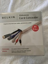 NOS BELKIN HIDEAWAY CORD CONCEALER 8 FT. 1/2  x 1 1/8  diameter