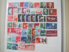 DDR 1958; Mi.-Nr. 616 - 672, Jahrgang ohne Block 15, gestempelt