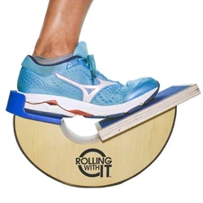 Wooden Foot Rocker - Calf Stretcher for Achilles Tendonitis, Plantar Fasciitis