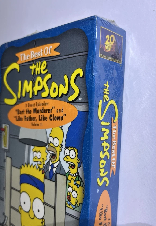 The Best Of The Simpsons Volume 11 - 1991 Fox - VHS Factory Sealed - Image 3 of 4